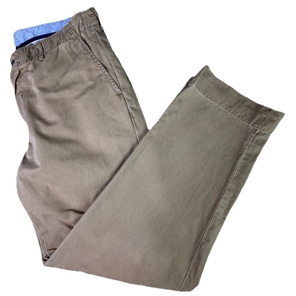 Vtg Polo Ralph Lauren Pants Mens 34x32 Beige   Preppy Military GI Pant W/ Flaw